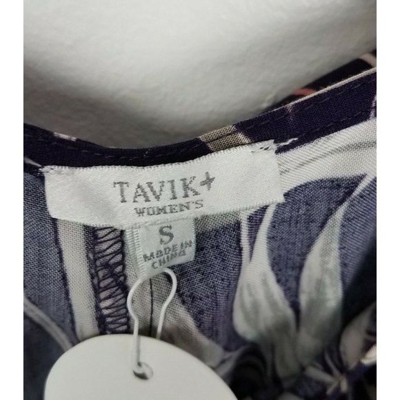 Tavik Sz. S (2-4) Off Duty Jumpsuit W/ Pockets La Tona Palm Evening Blue NWT - Picture 5 of 6